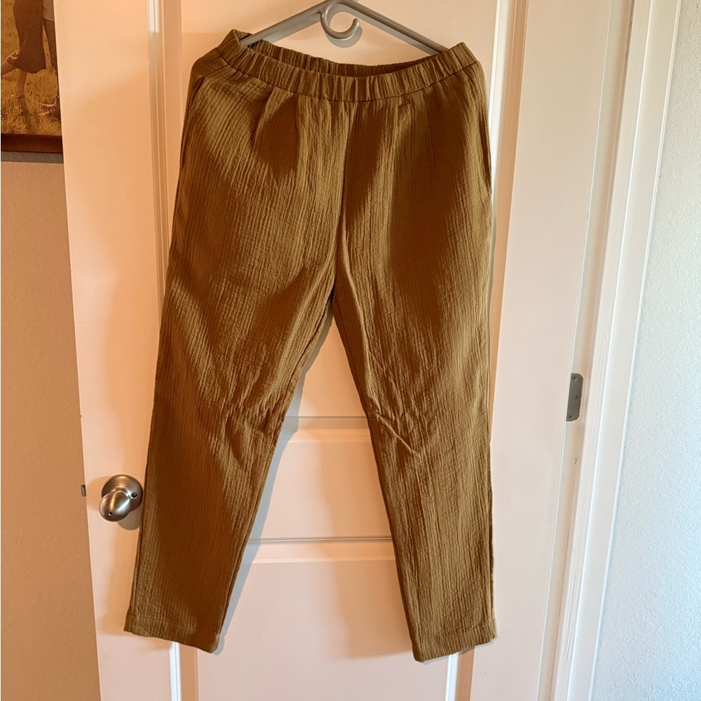 NWT Brown Cotton Pants